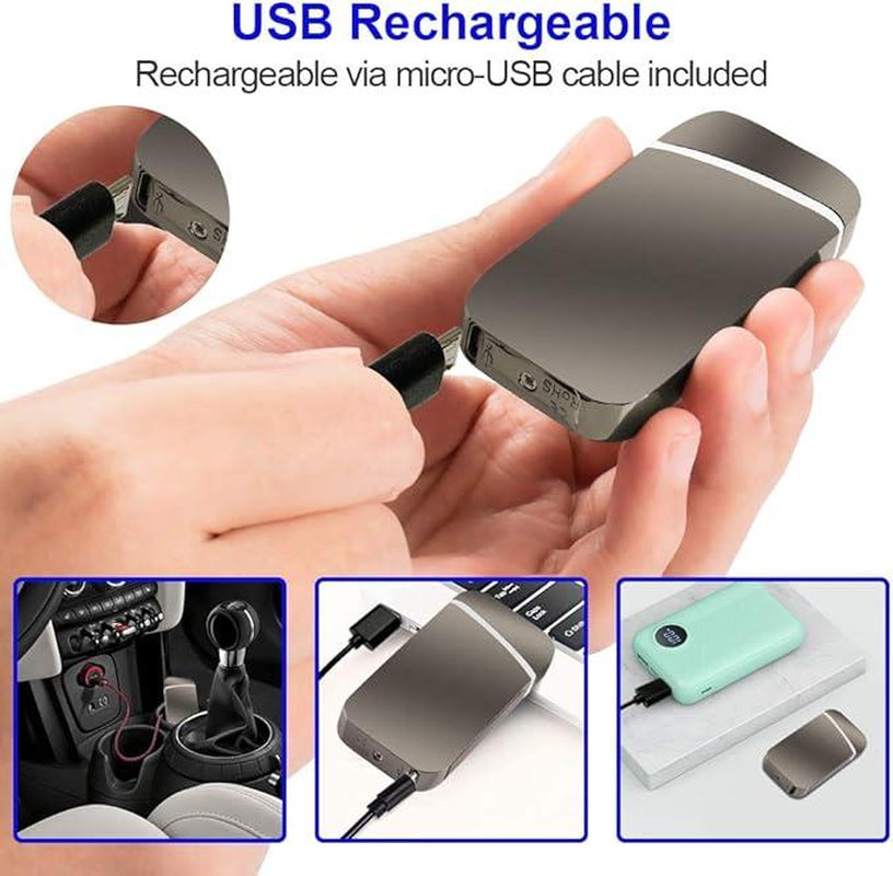 Rechargeable Electric Lighter - Dual Arc, Windproof Design with LED Battery Indicator - Perfect for Camping, BBQs, and Unique Gifts