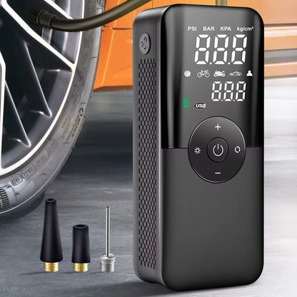 Power Up Your Adventures with the CARSUN Rechargeable Air Pump Tire Inflator - The Ultimate Portable Compressor for Cars, Motorcycles, Bicycles, and Sports Balls