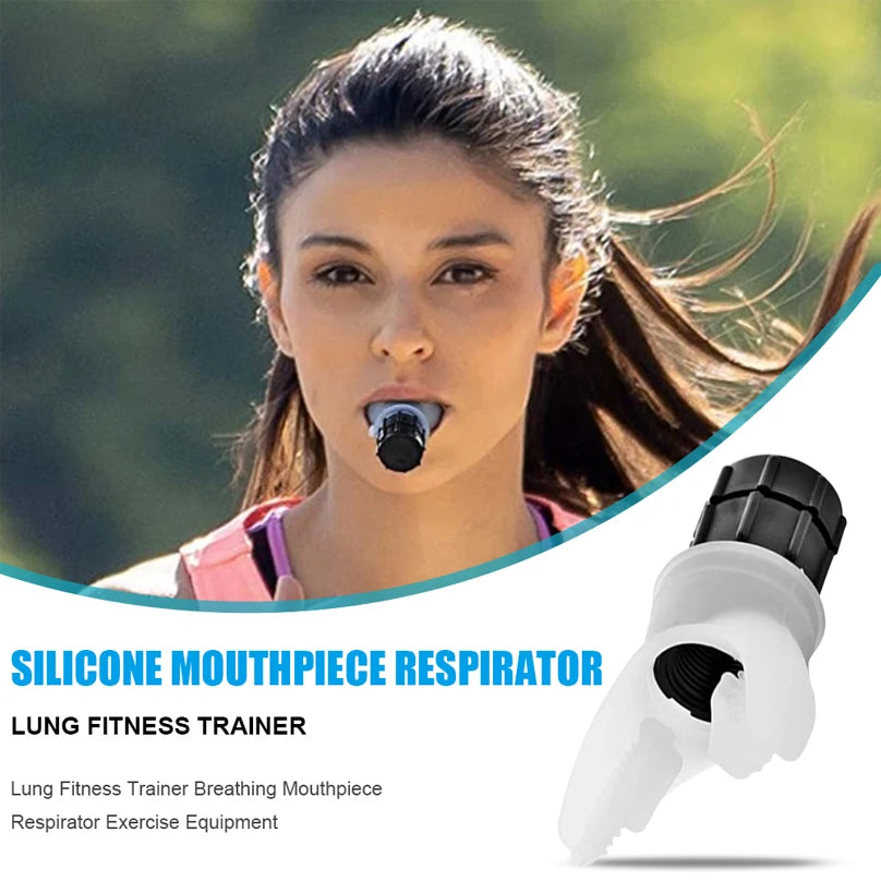 Breathing Trainer Lung Flexer Dropshipping Durable Fitness Exerciser Increases Lung Capacity Breath Adjustable Deep Breath