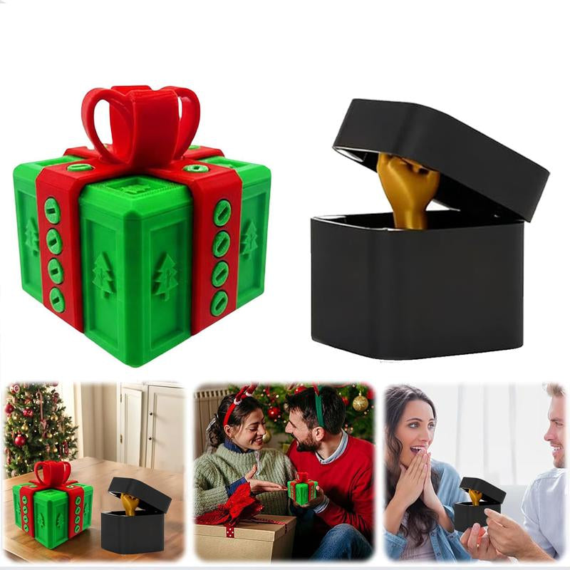 The Ultimate Prank Gift Box with Middle Finger Surprise - Hilarious 3D Printed Gag for Birthdays, Christmas, and Halloween!