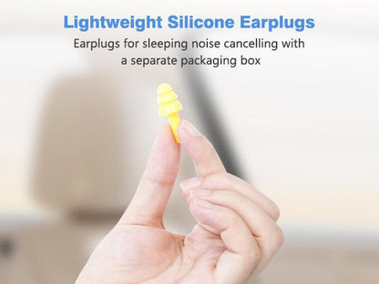 Jiaao 2-In-1 Travel Neck Pillow with 3D Eye Masks & Earplugs - Comfortable Memory Foam U-Shaped Pillow for Airplanes & Naps - Adjustable Velcro & Removable Pillowcase - Portable Storage Bag Included