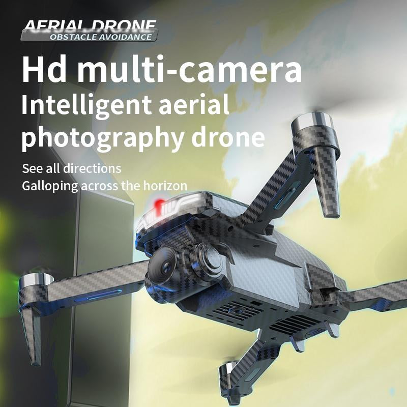 Aerial Drone 2025 C13S Pro GPS Drone 4K UHD EIS Camera 5G Wifi FPV Brushless Motors Optical Flow Obstacle Avoidance Auto Return 360° Stunt Roll Easy Play One Click Automatic 【C13S】Two Batteries