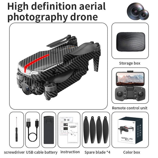 Aerial Drone 2025 C13S Pro GPS Drone 4K UHD EIS Camera 5G Wifi FPV Brushless Motors Optical Flow Obstacle Avoidance Auto Return 360° Stunt Roll Easy Play One Click Automatic 【C13S】Two Batteries