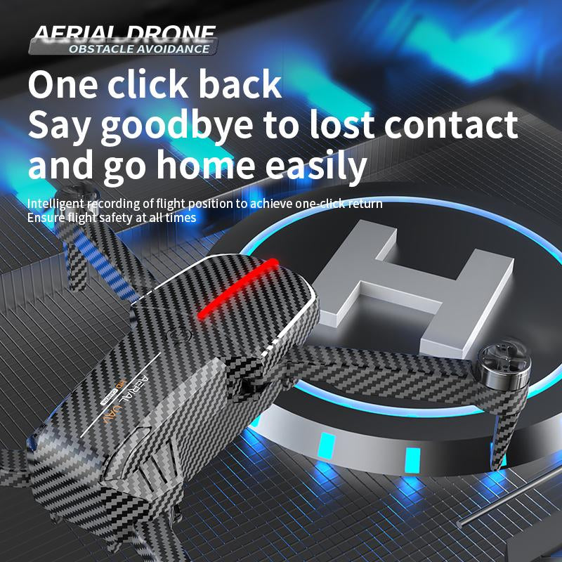 Aerial Drone 2025 C13S Pro GPS Drone 4K UHD EIS Camera 5G Wifi FPV Brushless Motors Optical Flow Obstacle Avoidance Auto Return 360° Stunt Roll Easy Play One Click Automatic 【C13S】Two Batteries